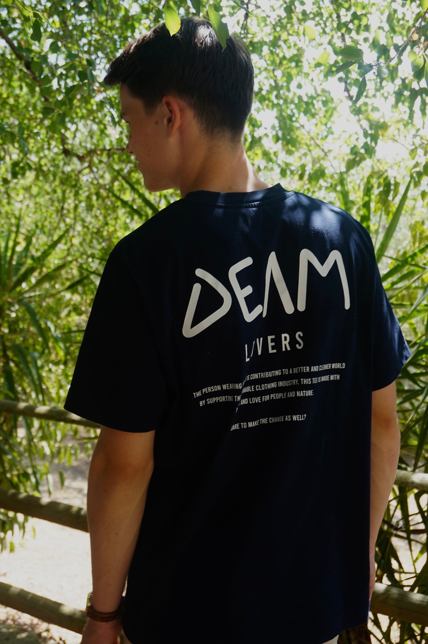 Deam Lovers Tee Navy Blue