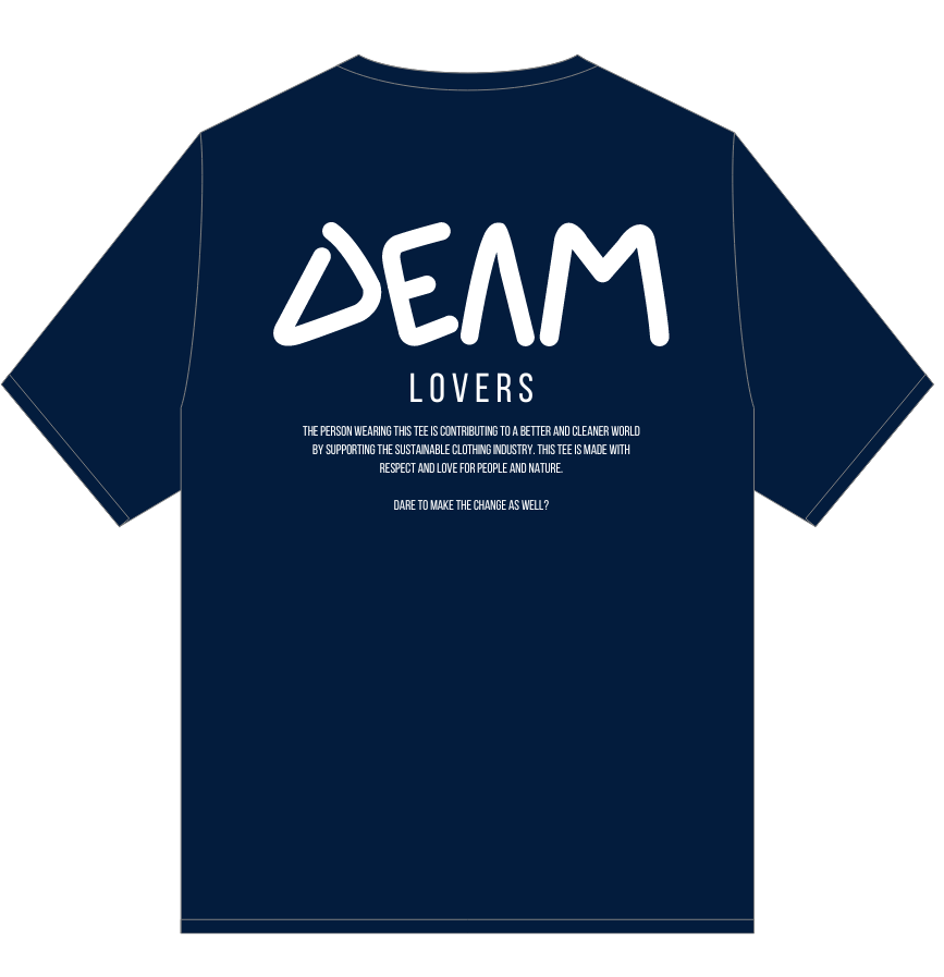 Deam Lovers Tee Navy Blue